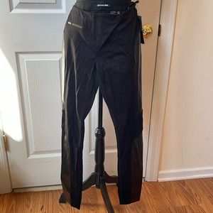 Gianni bini ponte and pleather pant